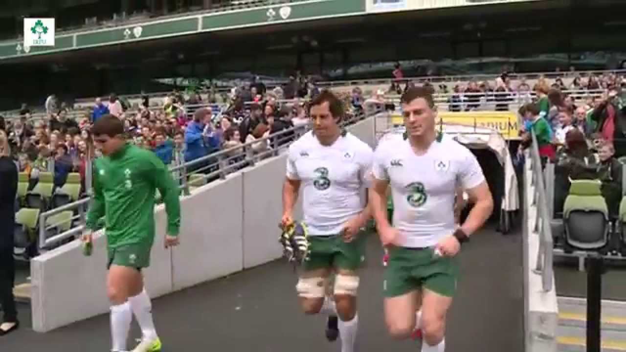 Irish Rugby TV Ireland Squad's Open Training Session YouTube