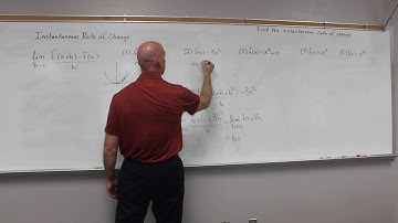 Instantaneous Rate of Change Part 2