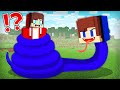 How FAKE JJ Became SNAKE to EAT JJ in Minecraft Challenge - Maizen