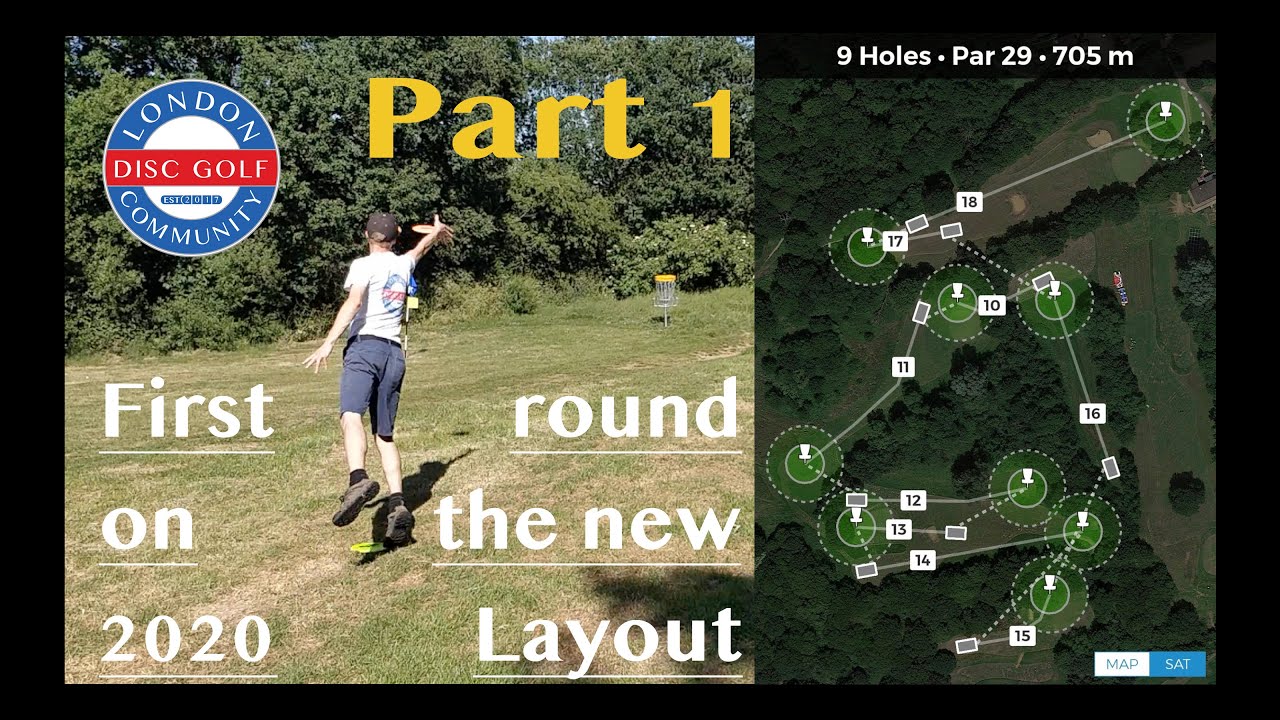 Horsenden Hill Disc Golf First round on the new 2020 layout Part 1