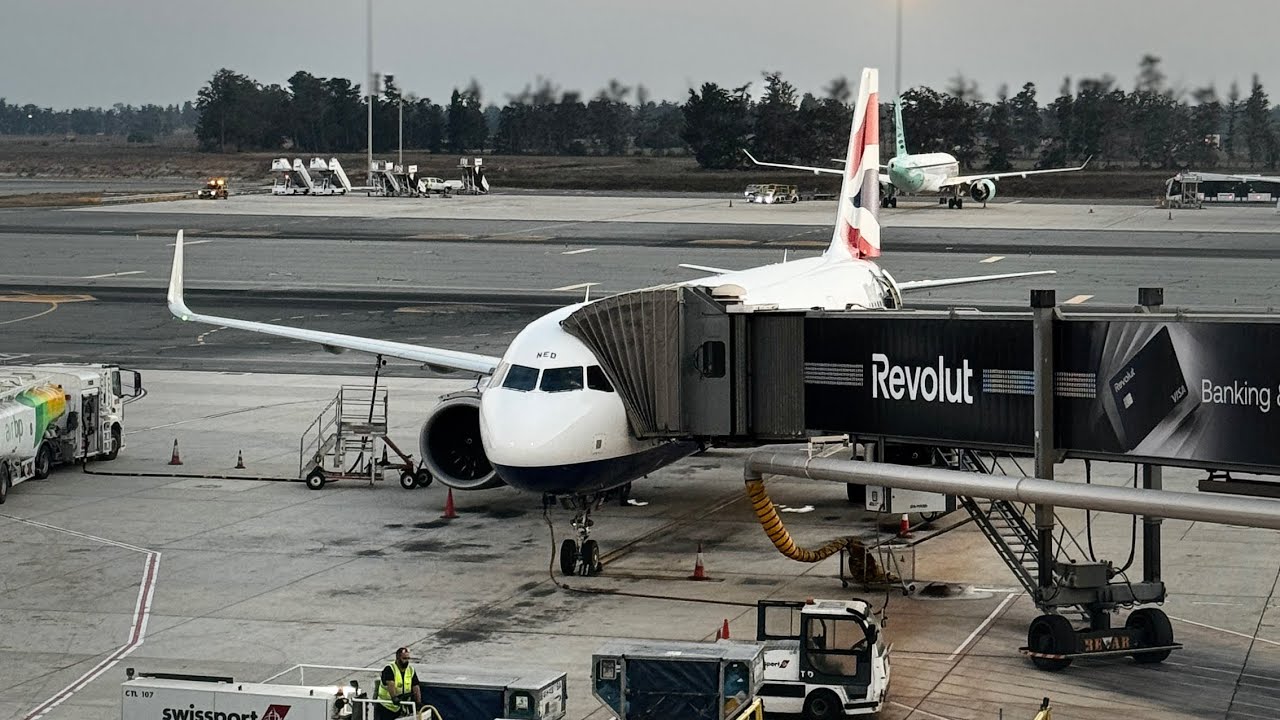 Larnaca to London Heathrow Full flight 