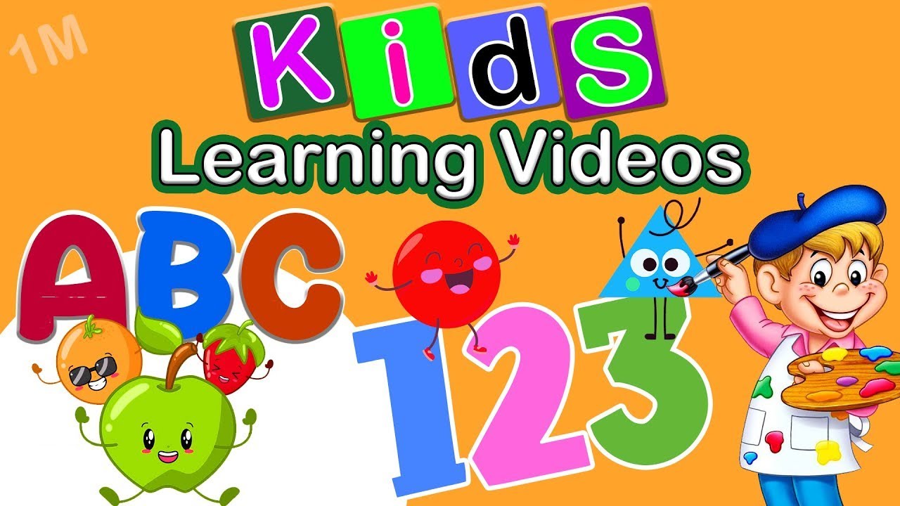 Learn ABC, 123 , Colors And Shapes | Kids Basic Learning For 3 Year ...