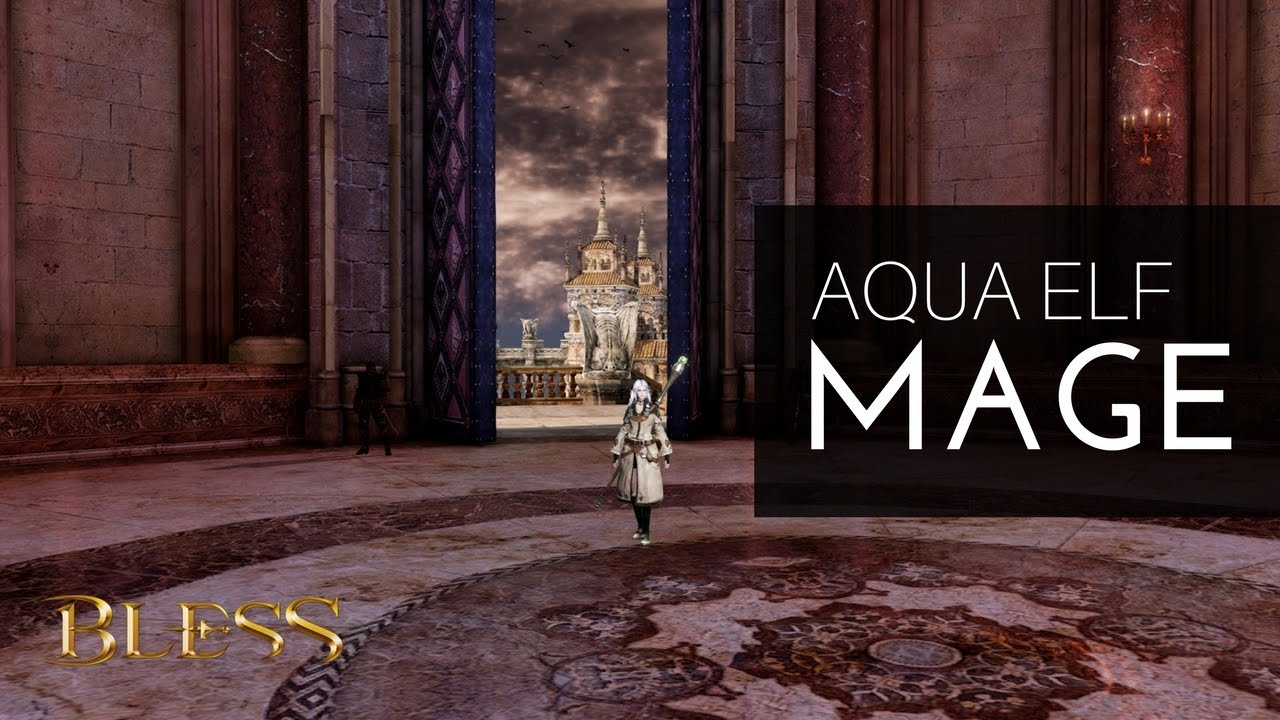 Bless Online KR - Aqua Elf Mage lvl 26-27 in Terny City