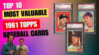 Top 10 Most Valuable 1961 Topps Baseball Cards