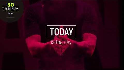 FCPX Titles 50-After Effects Template Videohive