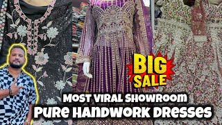 Most Viral Showroom || Charminar Phatthargatti Hyderabad “ Pure Handwork Wedding Dresses Collection