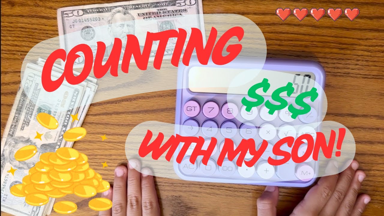 My 8 year old Son counts my finished Saving Challenges! :) # ...