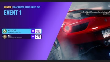 NFS No Limits Chapter 4 Event 1 Hunter Golf GTI