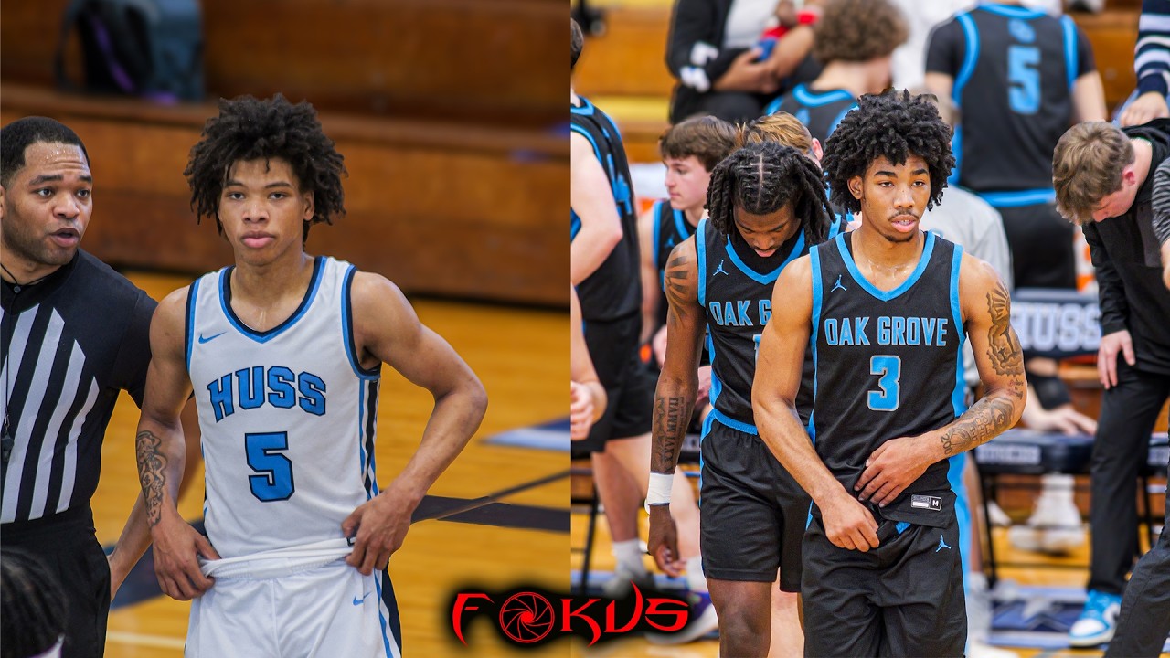 Hunter Huss ( NC5A) Vs. Oak Grove (NC5A) | NCHSAA State Playoffs Round 3 High School Basketball |