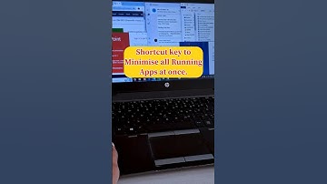 Shortcut key to Minimize all Running Apps. 🔥🤩 #shortfeed  #shortcutkeys #laptoptips #speed #quick