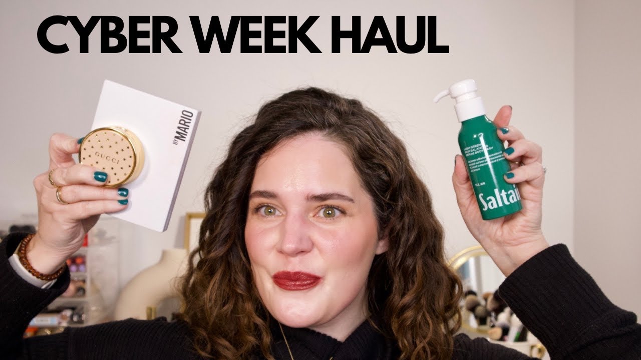 CYBER WEEK + SEPHORA HAUL and TRY ON Skincare, Makeup + more YouTube