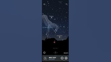 zooming into ngc 2237 with stellarium #stellarium