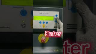 How to reset alarm atlascopco  air compressor Wealth