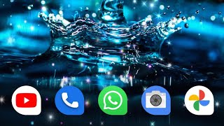 3D live wallpaper water drops in android mobile screenshot 5