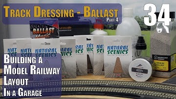 Building a Model Layout in the Garage - Part 34 - Ballasting