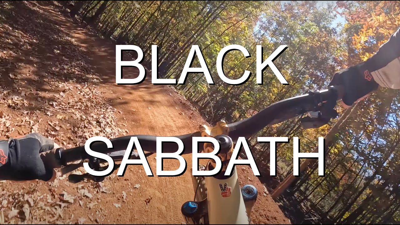🟦 Double Black Sabbath 🐼 trail at Cedar Valley Bike Park (CVBP) // Davidson, NC