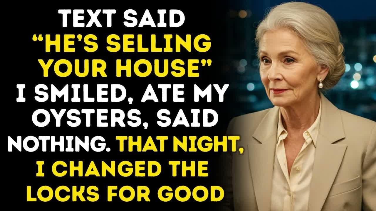 A Shocking Text During Dinner “Get Out—Your Son Is Selling Your House Tonight!”