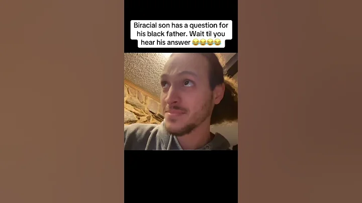 Biracial son has a question for his black father😂 #funny #comedy #shorts #shortvideo #trending