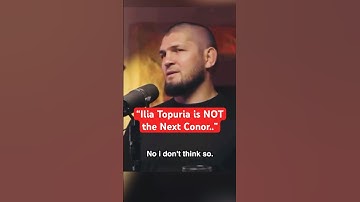 Khabib says Ilia Topuria is not the Next Conor 👏🏼 #ufc