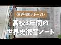 【点数爆上がり】私の世界史復讐ノートの作り方|How to Study World History