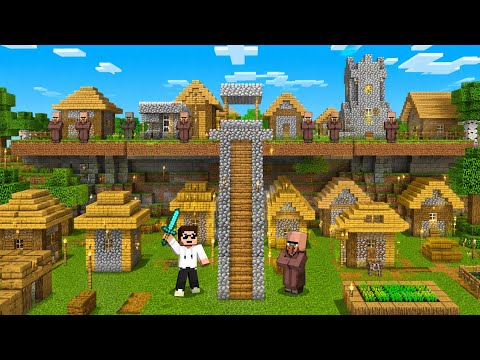 We found a secret rich village in Minecraft...