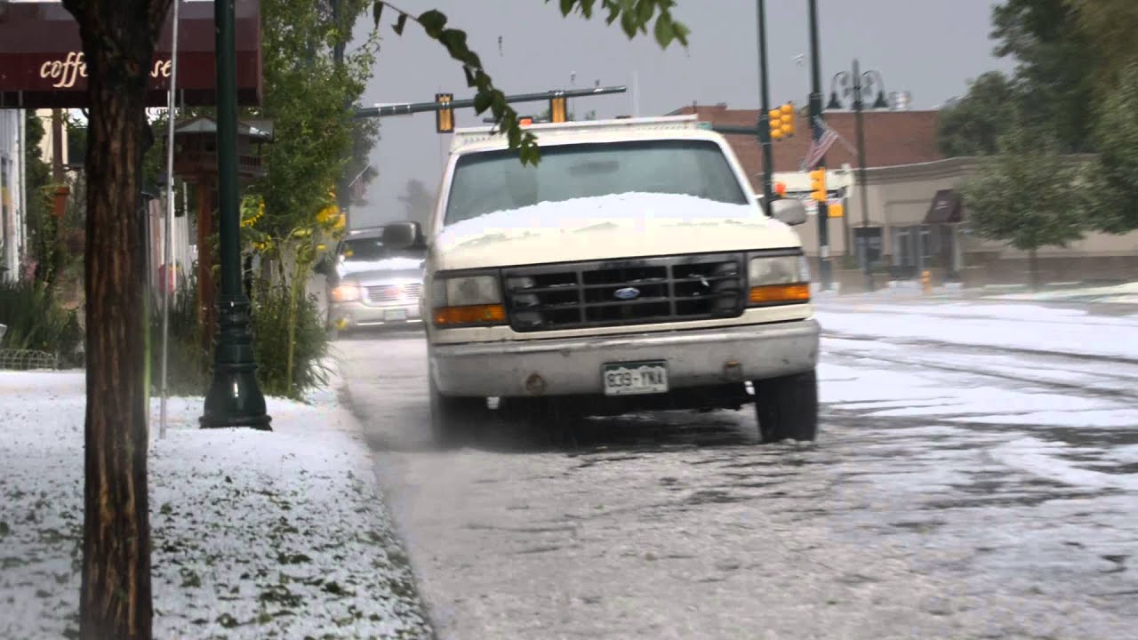 Hailstorm July 14, 2014, Berthoud, Colorado YouTube