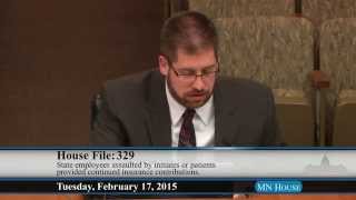 House Public Safety and Crime Prevention Policy and Finance Committee  2/17/15