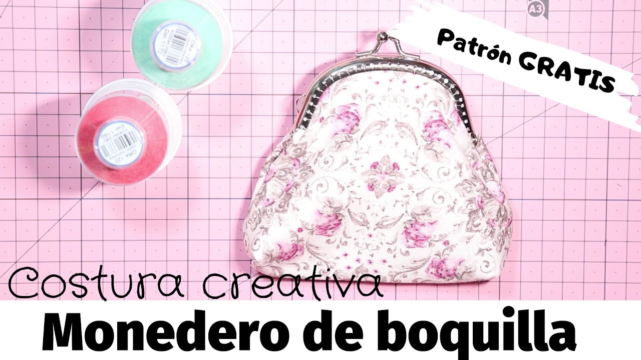 Cómo hacer monedero de boquilla. How to sew PURSE COIN | Costura para principiantes | COSTURA SEWING