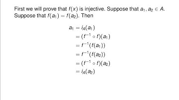 A function has an inverse if and only if it is bijective