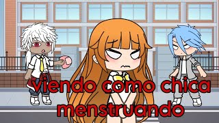 Viendo como chica menstruando•Sketch-Enchufe TV|Gacha Life