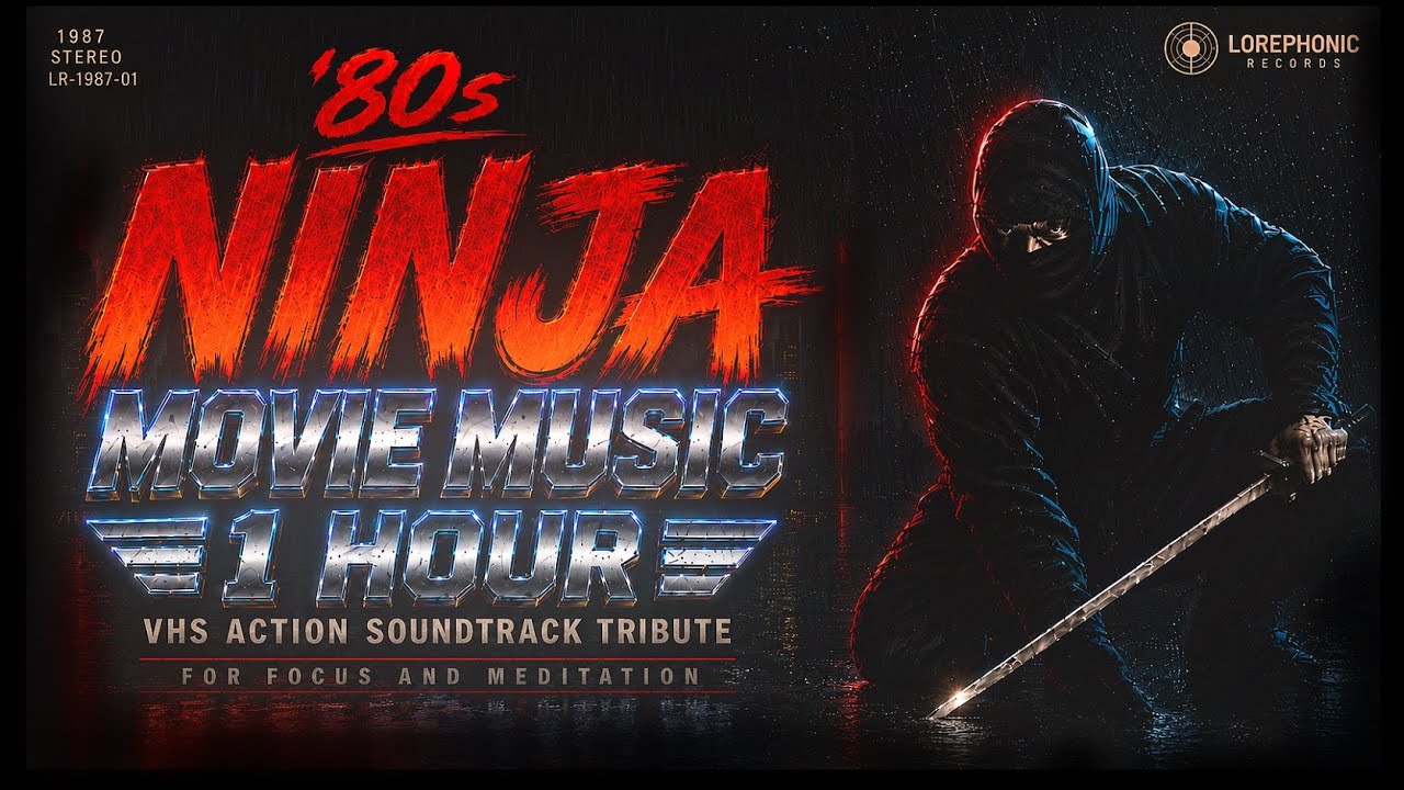 80s NINJA MOVIE MUSIC — Full Original Soundtrack from a Lost VHS