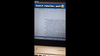 CARA MUDAH MERAPIKAN DAFTAR PUSTAKA #skripsi #shorts