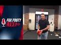 Derm gives Pat McAfee a few tips on his kicking | Fox Footy Live