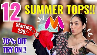 *HUGE* MYNTRA SUMMER TOPS HAUL ! Starting at 299/- only 😱😱