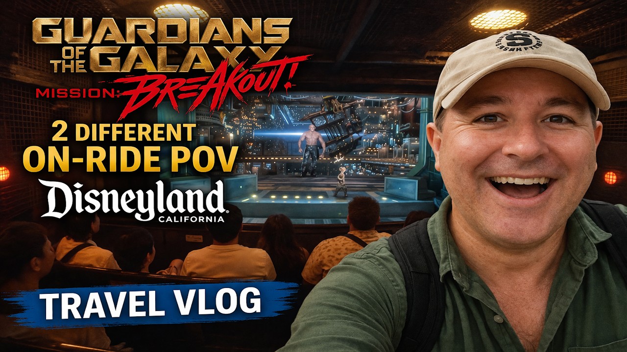Guardians of the galaxy mission breakout 2 different ON-Ride POV ...