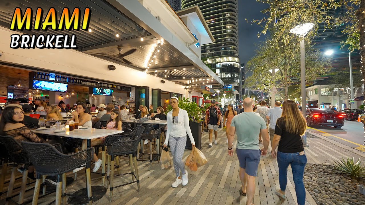 Experience the ELECTRIC Nightlife of Miami's Brickell District!