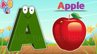 ABC phonics song | ABC songs | letters song for kindergarten | a for apple | Nursery rhymes | shape