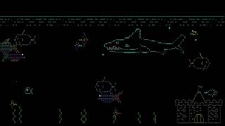 asciiquarium - ascii aquarium water noise