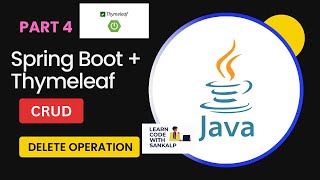 Spring Boot, Thymeleaf , MySQL, JPA, Hibernate CRUD Example | Delete Operation | PART 3