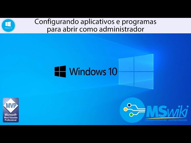 Como executar programas como administrador no Windows