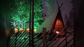 Winter Feelings of Santa Claus Reindeer, FINLAND.