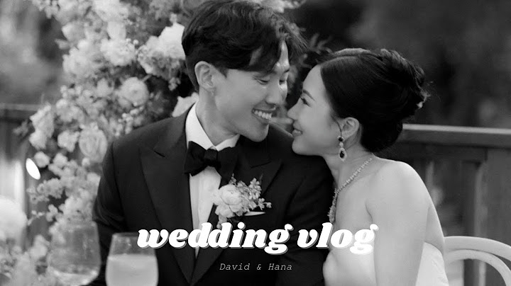 wedding vlog / david + hana 🤍