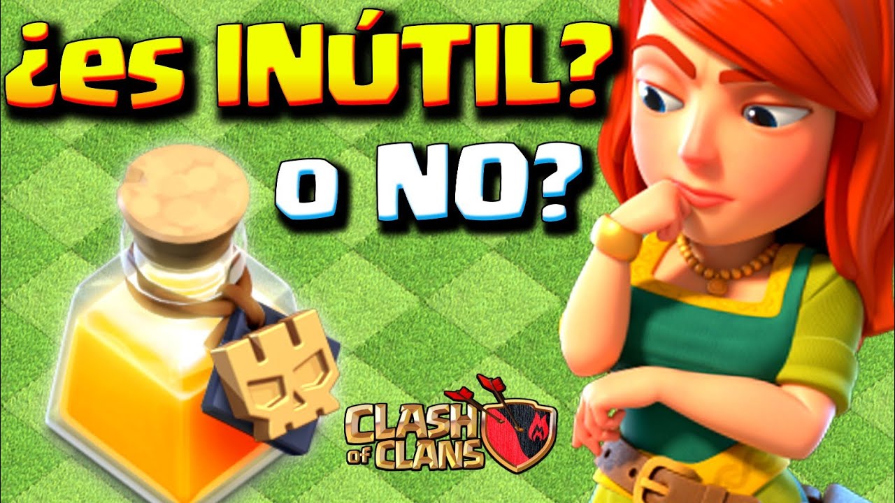 COMO USAR la SUPER PÓCIMA CLASH OF CLANS ¿SE USA? utilizar Poción superposima de SUPER TROPAS Sirve?