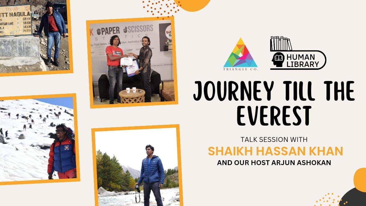 Triangle company presents ''Human library - Ordinary humans and their extraordinary stories.''