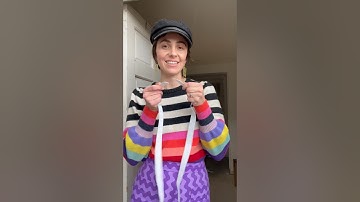 My favorite method for attaching elastic ends! #sewing #sewinghacks #sewingtutorial #sewingtips