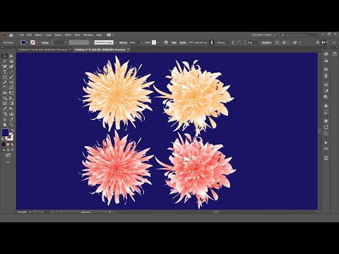 Cách vẽ bông hoa trong illustrator bằng hiệu ứng Effect đẹp và dễ | Mr.Đại illustrator 7 phut #10