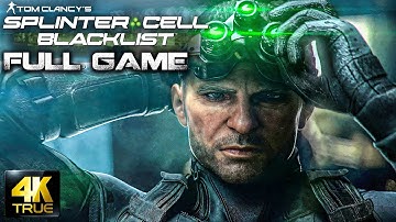 Splinter Cell Blacklist - Full Game Playthrough - 4K