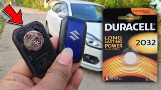 How to Change Car Key battery | How to replace Car key Battery | Suzuki car Smart key battery Change