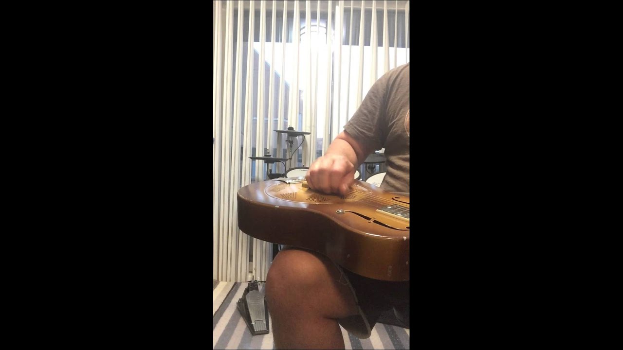 1931 NATIONAL DUOALIN GUITAR IN WALNUT BURST FINISH DEMO #2