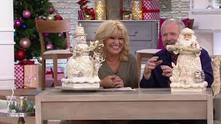 Jim Shore Heartwood Creek Choice of Oversized Santa or Snowman on QVC